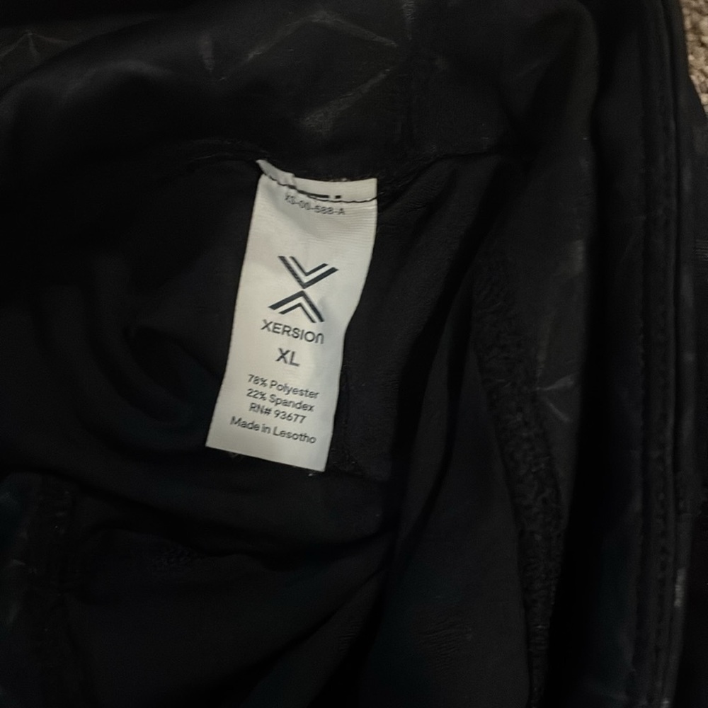 Xersion Black Active Leggings - Picture 2 of 4